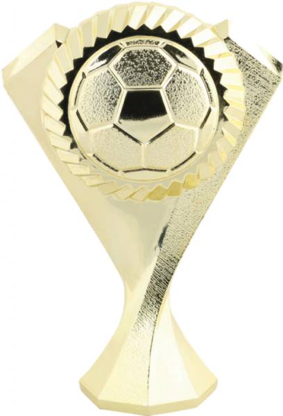 5" Gold Soccer Diamond Victory Trophy Figure