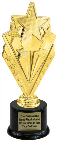 8" Star Action Trophy Kit with Pedestal Base