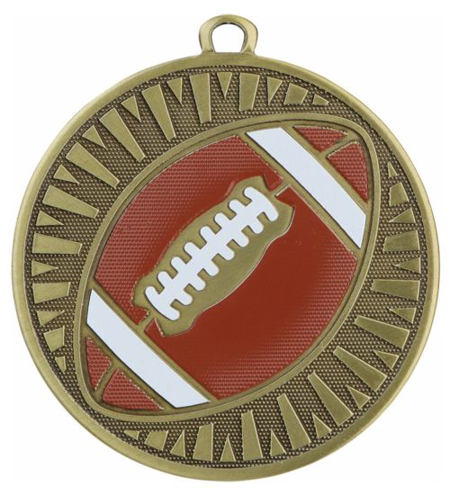 2 3/8" Football Velocity Series Award Medal #2