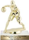 5 3/4" Gold Female Crossover Basketball Trophy Kit