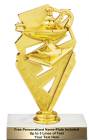 6 3/4" Lamp of Knowledge Action Trophy Kit