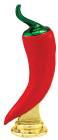 5" Red Chili Pepper Trophy Figure
