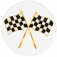 2" RACING FLAGS Mylar