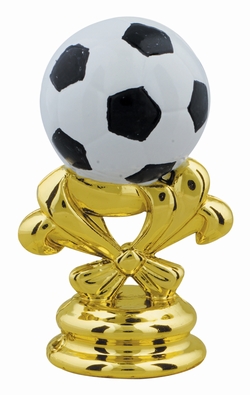 2 5/8" Color Soccer Ball Trophy Trim Piece