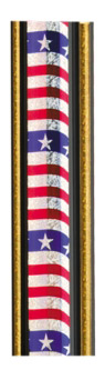 Round American Flag Trophy Column - Cut to Length