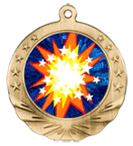 3D 1st Place Motion Medal 2 3/4"
