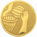 Gold 2" BASKETBALL Aluminum Insert
