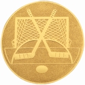 Gold 2" HOCKEY Aluminum Insert
