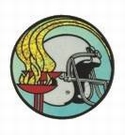 2" TORCH FOOTBALL MYLAR