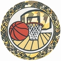 2" Hologram BASKETBALL Mylar