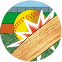 2" MOTION MYLAR SOFTBALL