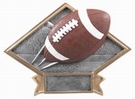 6" x 8 1/2" FOOTBALL Diamond Plate