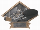 6" x 8 1/2" HOCKEY Diamond Plate