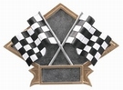 6" x 8 1/2" RACING Diamond Plate