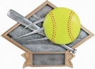 6" x 8 1/2" SOFTBALL Diamond Plate
