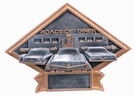 6" x 8 1/2" 50'S THEME Diamond Plate