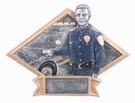 6" x 8 1/2" POLICEMAN Diamond Plate