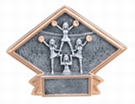 4 1/2" x 6" CHEERLEADER Diamond Plate