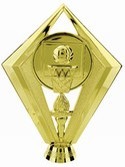Gold 5-1/2" Basketball Scene figure