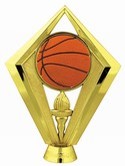 Gold 5-1/2" Color Basketball figure