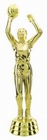 Gold 6-1/4" Female Basketball figure