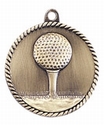 High Relief GOLF Medal
