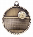 High Relief VOLLEYBALL Medal