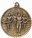 High Relief CROSS-COUNTRY Runner Medal