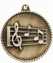 High Relief MUSIC Medal