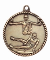 High Relief MALE GYMNASTIC Medal