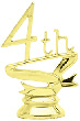 4th Place 2 1/4 inch trim