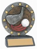 4.5" GOLF All Star Resin