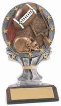 6.25" FOOTBALL All Star Resin