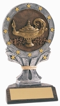 6.25" Lamp of Knowledge All Star Resin