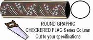 Round Race Flag Column - Cut to Length