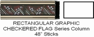 Rectangular Race Flag Column Full 48