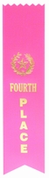4th Place Pink Pinked Ribbon