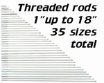 4.5" Threaded Trophy Rod