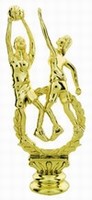 Gold 6-1/2" Female Double Action Basketball figure