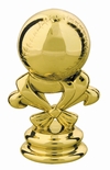 2 5/8" Baseball Gold Trophy Trim Piece