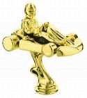 Gold  5" Go-Kart figure