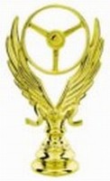 Gold 5" Winged Wheel figure