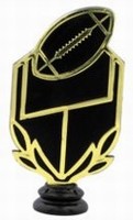 5-1/4" Black/Gold Football figure