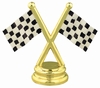 COLOR 2.5" RACE CROSS FLG
