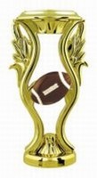 Gold W/Color 6" Football Riser