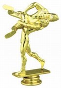 Gold 5-1/2" Double Wrestler Figure