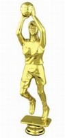Gold 9" Female Basketball figure