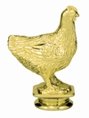 Gold 3" Chicken Figure
