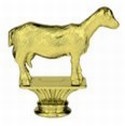 Gold 3 1/2" Dairy Goat Figure