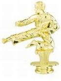 Gold 4.25" Male Karate figure